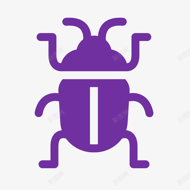 紫色天牛虫免扣素材png免抠素材_88icon https://88icon.com 免扣素材 方便 快捷 天牛虫 紫色