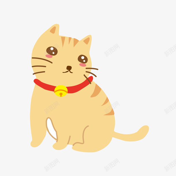 卡通可爱小橘猫png免抠素材_88icon https://88icon.com 优雅猫 卡通 可爱 手绘 橘猫