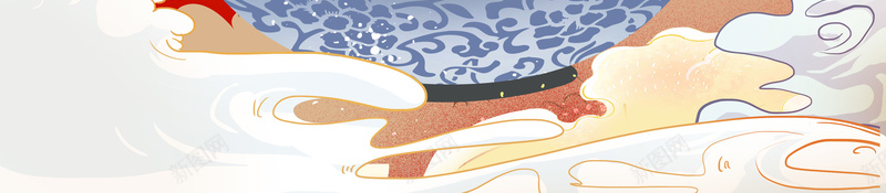 国潮手绘饺子冬至背景图元素psd设计背景_88icon https://88icon.com 仙鹤 元素 冬至 国潮 国潮背景墙 手绘饺子 背景图