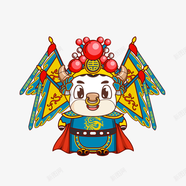 小牛素材新年元素png免抠素材_88icon https://88icon.com 京剧小牛素材 新年小牛 小牛素材 新年元素