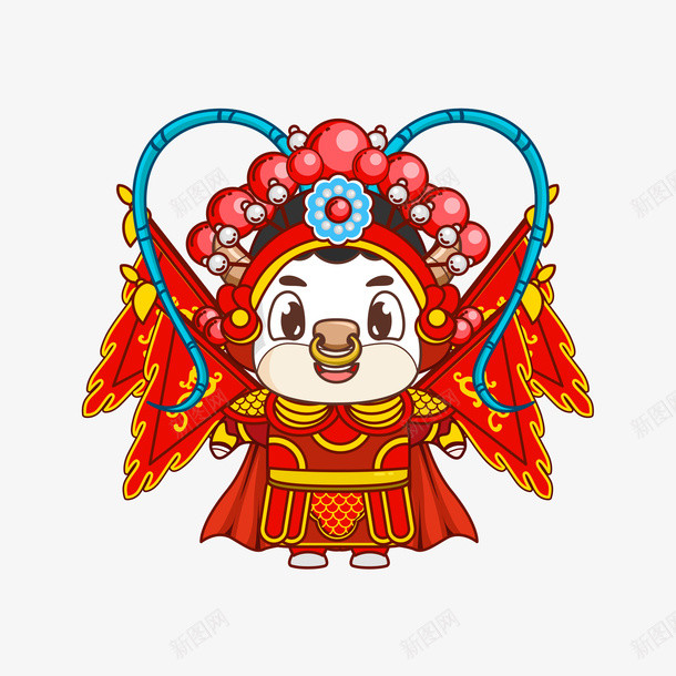 新年京剧小牛素材png免抠素材_88icon https://88icon.com 京剧头饰 小牛素材 新年京剧小牛素材 新年小牛 生肖小牛元素