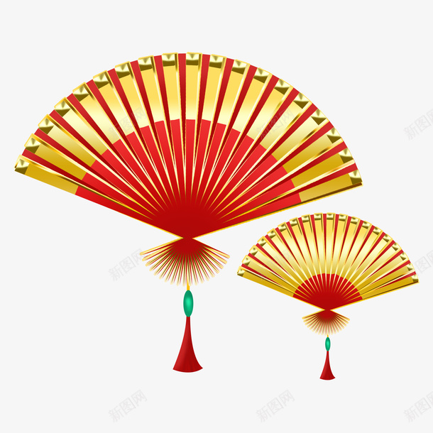 新年中国风金属扇子psd免抠素材_88icon https://88icon.com 新年 中国风 金属 扇子