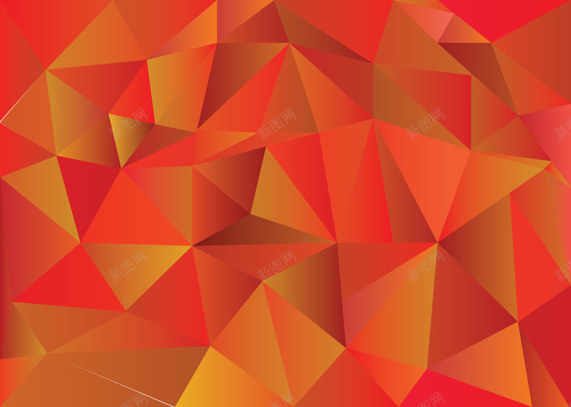 橙红色的多边形晶体高清背景图jpg设计背景_88icon https://88icon.com 多边形 晶体 图片 高清