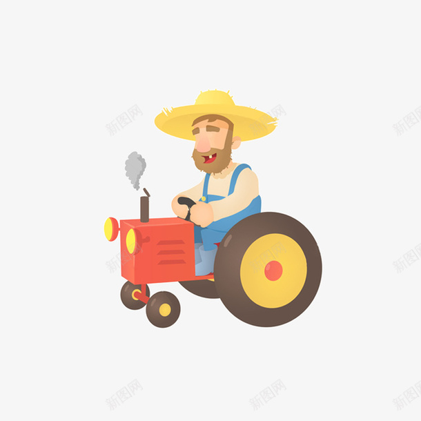 农产农民工收割机png免抠素材_88icon https://88icon.com 农产 农民工 收割机 机械