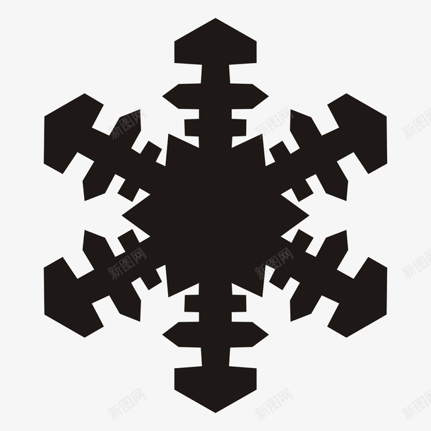 一片雪花纯色png免抠素材_88icon https://88icon.com 下雪 六角 冬天 雪花 颜色单一