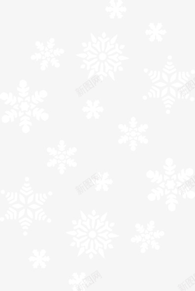 多种样式白色的雪花片png免抠素材_88icon https://88icon.com 雪花 多种 六角 纯色