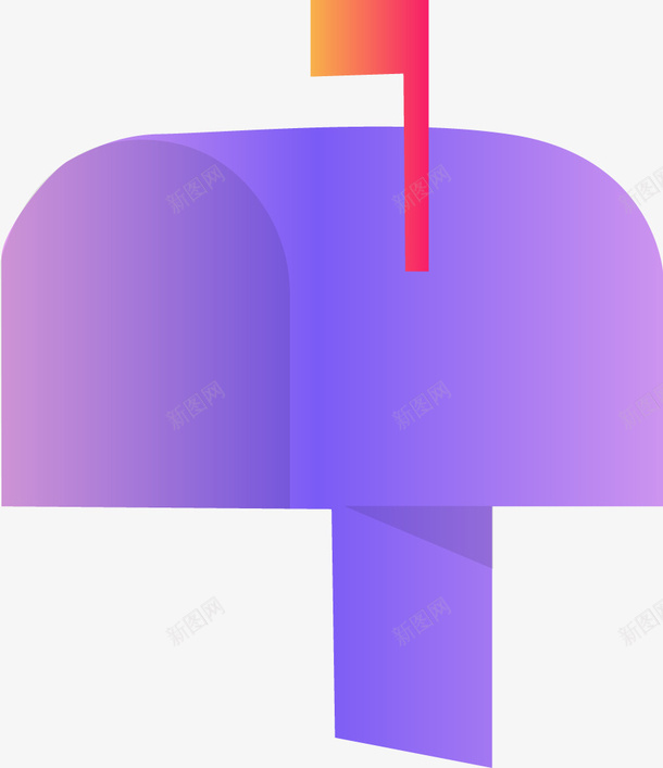紫色几何矩形邮箱png免抠素材_88icon https://88icon.com 紫色 几何 矩形 邮箱