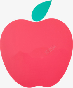 苹果标识红色的苹果图标高清图片