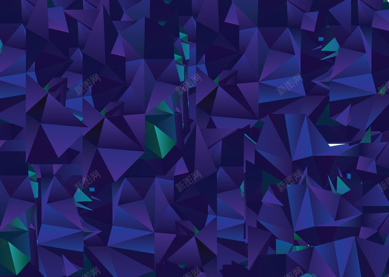 紫蓝色的多边形晶体高清背景图jpg设计背景_88icon https://88icon.com 多边形 晶体 图片 高清