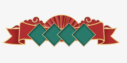 中国风标题栏国潮装饰元素边框高清图片