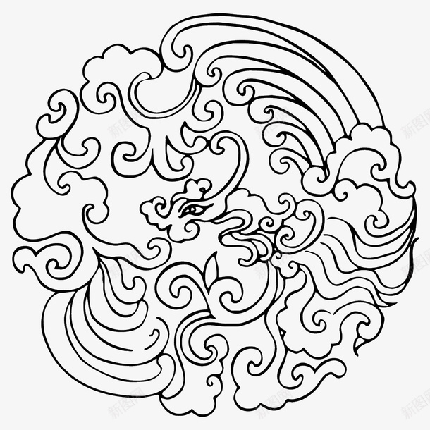 花纹圆形传统图案ai免抠素材_88icon https://88icon.com AI格式 AI符号 中国传统 传统图案 古典花纹 圆形 花纹