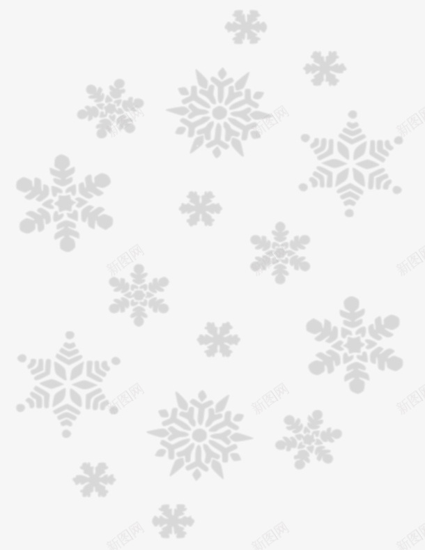 多种雪花样式组合png免抠素材_88icon https://88icon.com 雪花 多种 六角 纯色