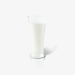 新鲜牛奶杯饮品素材