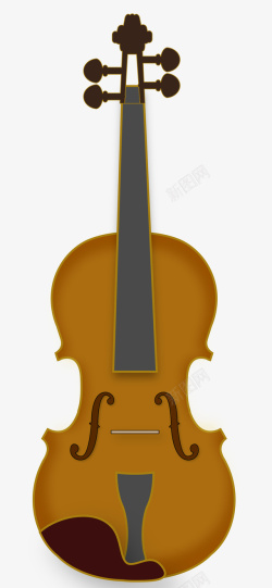 小提琴装饰物素材