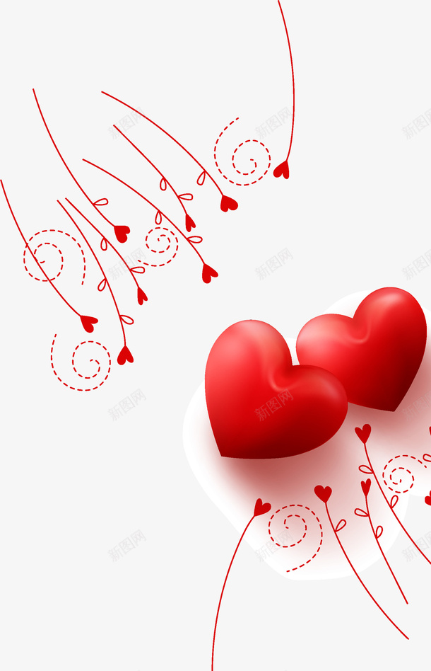 情人节浪漫爱心组合素材png免抠素材_88icon https://88icon.com 情人节 心 爱情 浪漫