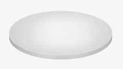 台子白色圆形展台高清图片