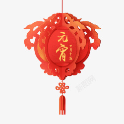 喜庆中国传统红色灯笼素材