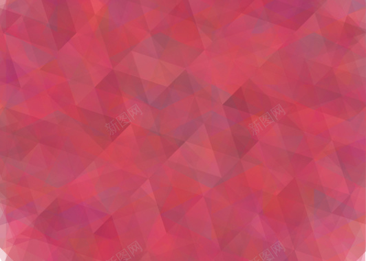 艳红色多边形晶体高清图片背景