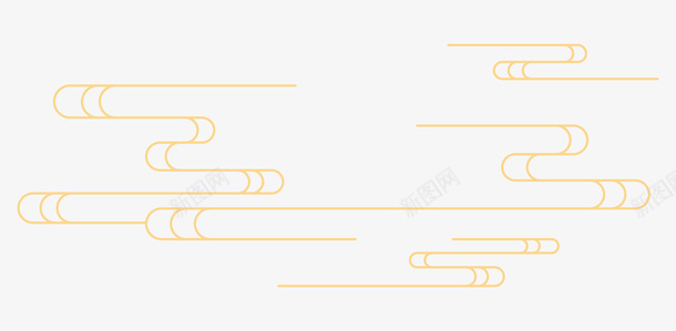 祥云金色国潮金色祥云png免抠素材_88icon https://88icon.com 祥云 金色 国潮 金色祥云