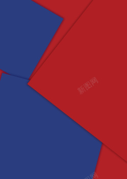 红蓝矩形背景素材