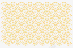 绿色曲线波浪古典中国元素金色云纹高清图片