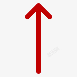 方向图标红色的箭头高清图片