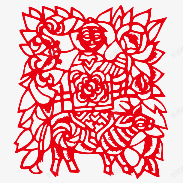 春节元素新年传统文化剪纸ai免抠素材_88icon https://88icon.com 春节元素 新年 传统文化 剪纸 AI源文件