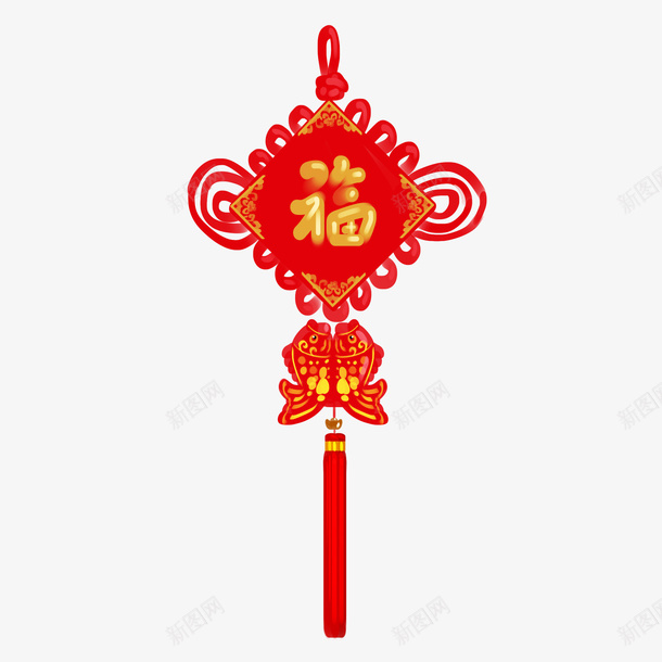 喜庆新年春节中国结psd免抠素材_88icon https://88icon.com 中国结 同心结 喜庆 挥春 新年 春节