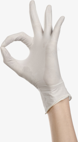 医用素材一次性PVC医用手套免扣元素高清图片