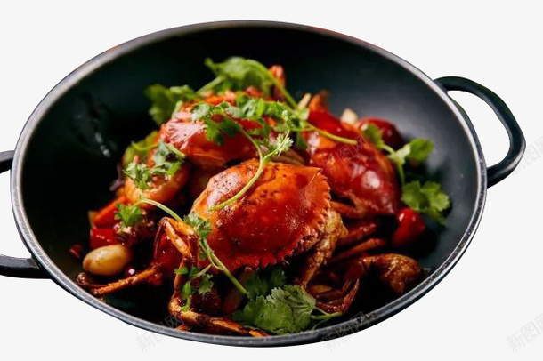 干锅香辣蟹啊png免抠素材_88icon https://88icon.com 香辣 蟹干锅 美食 免抠