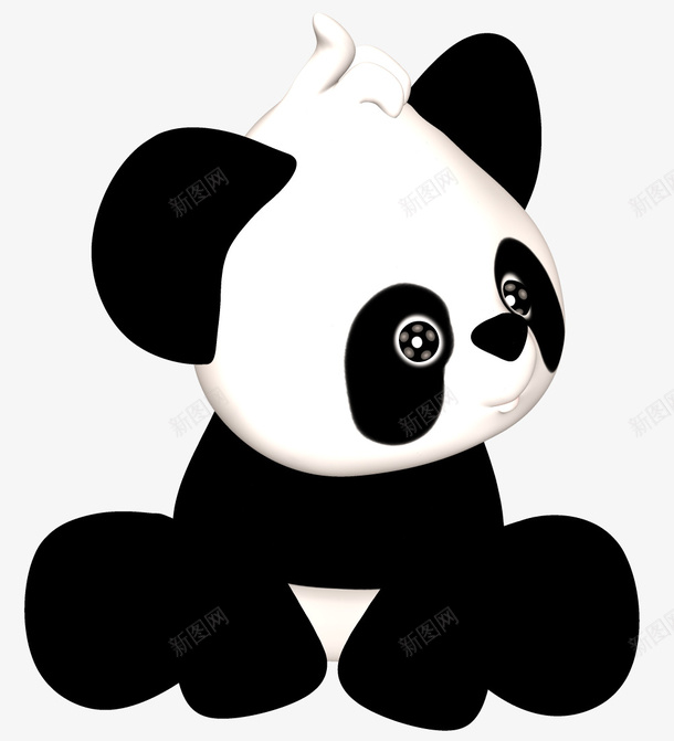 一只可爱的大熊猫png免抠素材_88icon https://88icon.com 大熊猫 国宝 中国风 动物