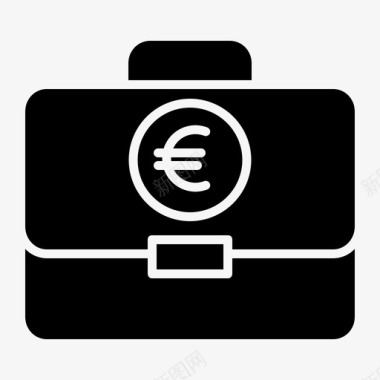 火焰欧元图标商业欧元投资图标