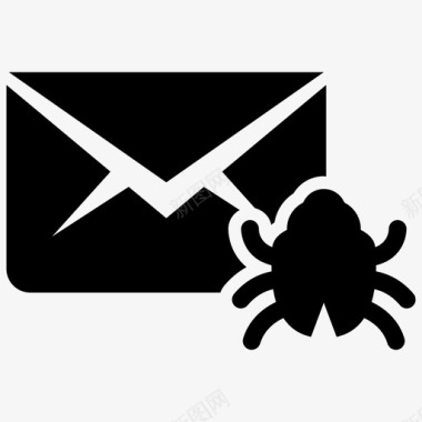 特洛伊木马电子邮件病毒恶意软件特洛伊木马图标