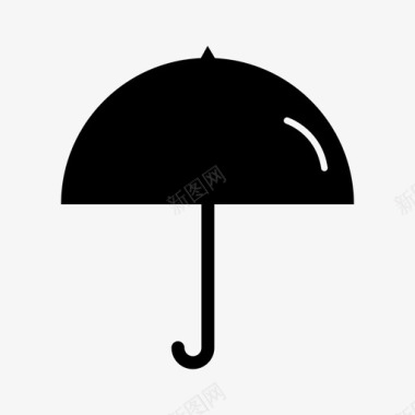雨伞阳光秋天图标