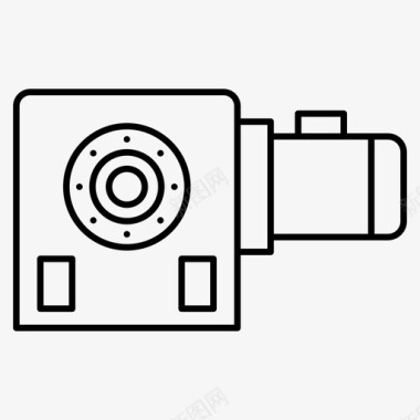 同步齿轮箱空心轴齿轮离合器空心轴图标