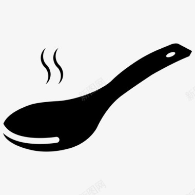 撇采购产品烹饪勺子烹饪勺子餐具图标