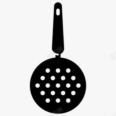 撇撇勺烹饪勺厨房工具图标