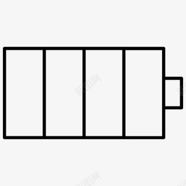 功率电池充电电图标