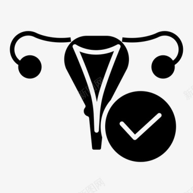 女性生殖月经护理女性图标