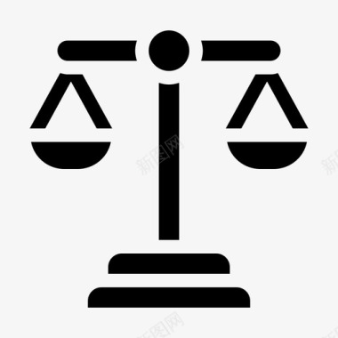 希腊法律平衡法官图标