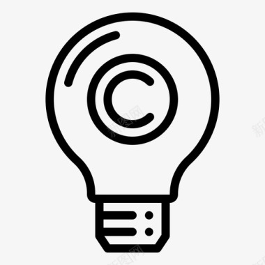 版权观念创新许可图标