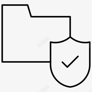 防病毒文件保护防病毒安全图标