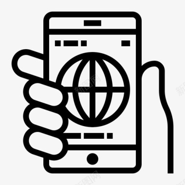移动友好的网站商业互联网图标