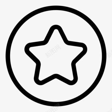 圆形红色收藏夹按钮圆形速率图标