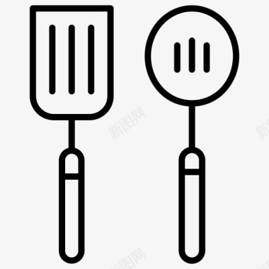 勺子食物架子图标