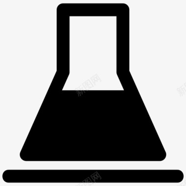 实验与科学瓶子实验室科学试管图标