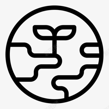 爱护地球元素地球地理全球图标