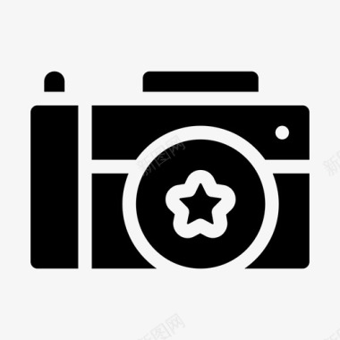 摄影活动摄影师照相机活动图标