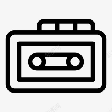 录音机录音机电影网络图标