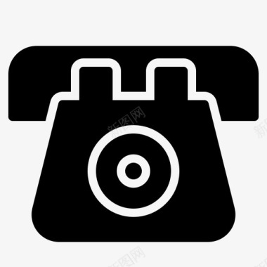 色香味俱全电话通讯联络图标